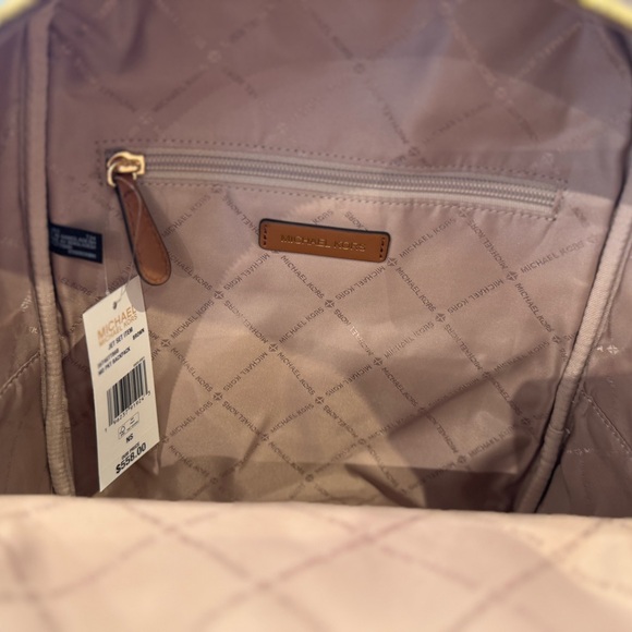 Michael Kors Jet Set Item Medium Backpack MK Brown - Picture 10 of 11